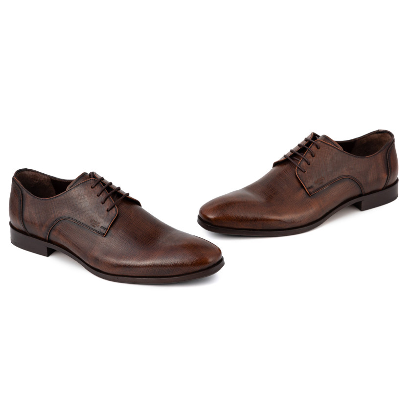 Φωτογραφία ζευγάρι BOSS  U4972 GLAMOUR COGNAC-Κονιάκ δέρμα