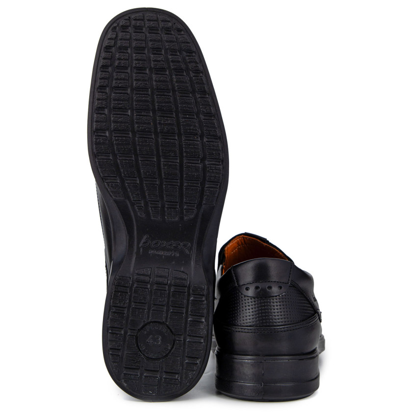 Φωτογραφία σόλας BOXER 13802-15-011 ΜΑΥΡΟ ΔΕΡΜΑ