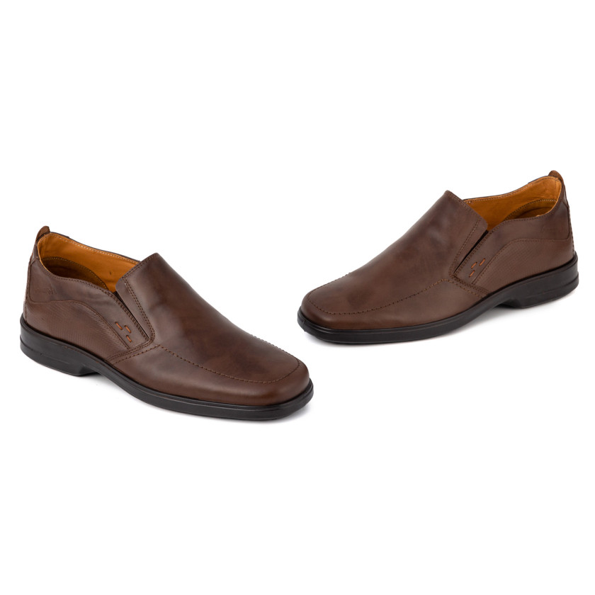 Φωτογραφία ζευγάρι BOXER  13779-15-014 Καφέ δέρμα