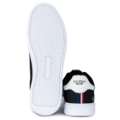 Μικρή φωτογραφία σόλας U.S.POLO BYRON001C ΜΑΥΡΟ ΔΕΡΜΑ-ECO