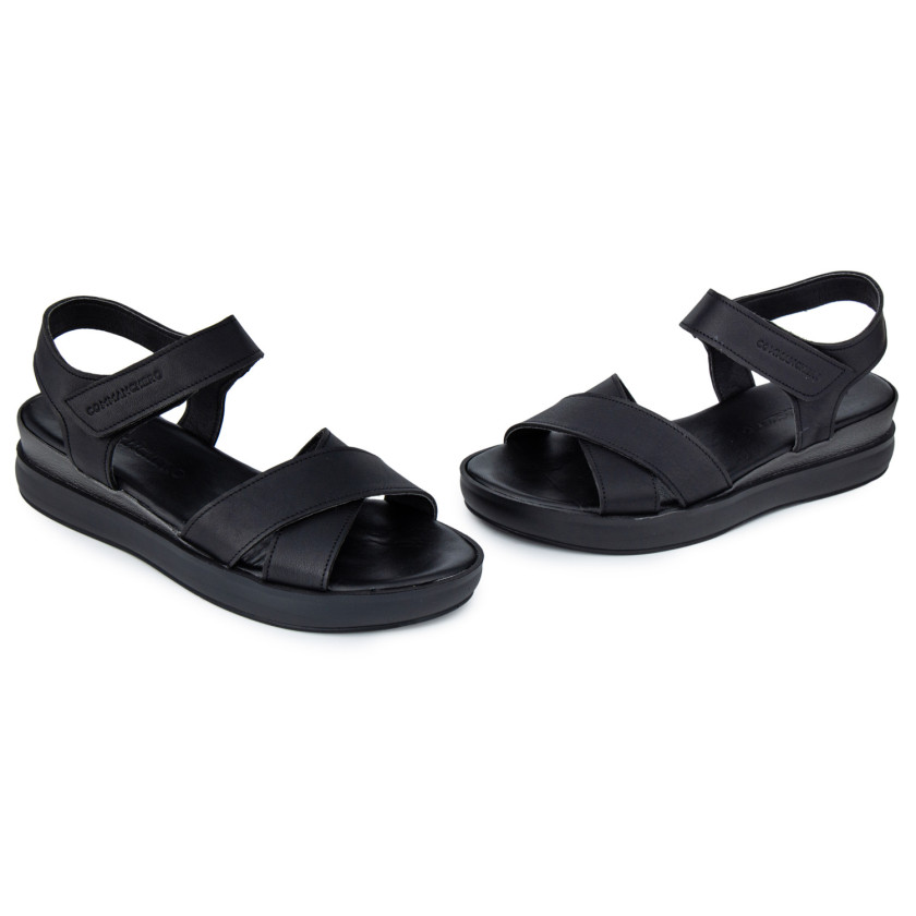 Φωτογραφία ζευγάρι COMMANCHERO 51127-721 ΜΑΥΡΟ ΔΕΡΜΑ