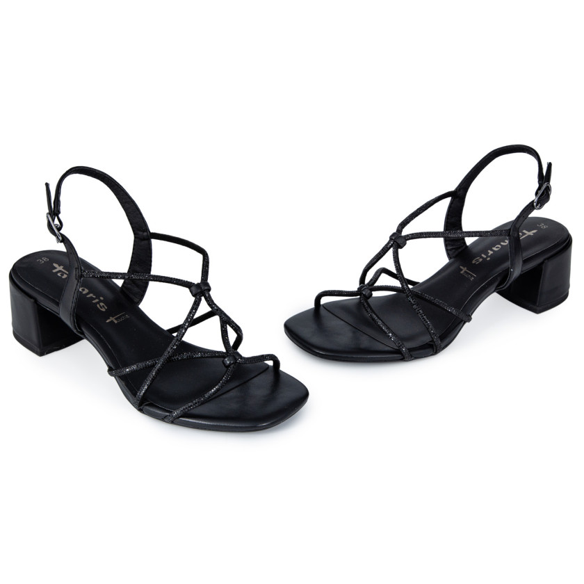 Φωτογραφία ζευγάρι TAMARIS 28236-42 ΜΑΥΡΟ ΔΕΡΜΑ-ECO