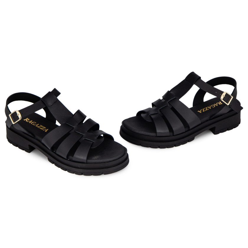 Φωτογραφία ζευγάρι RAGAZZA 0544 ΜΑΥΡΟ ΔΕΡΜΑ