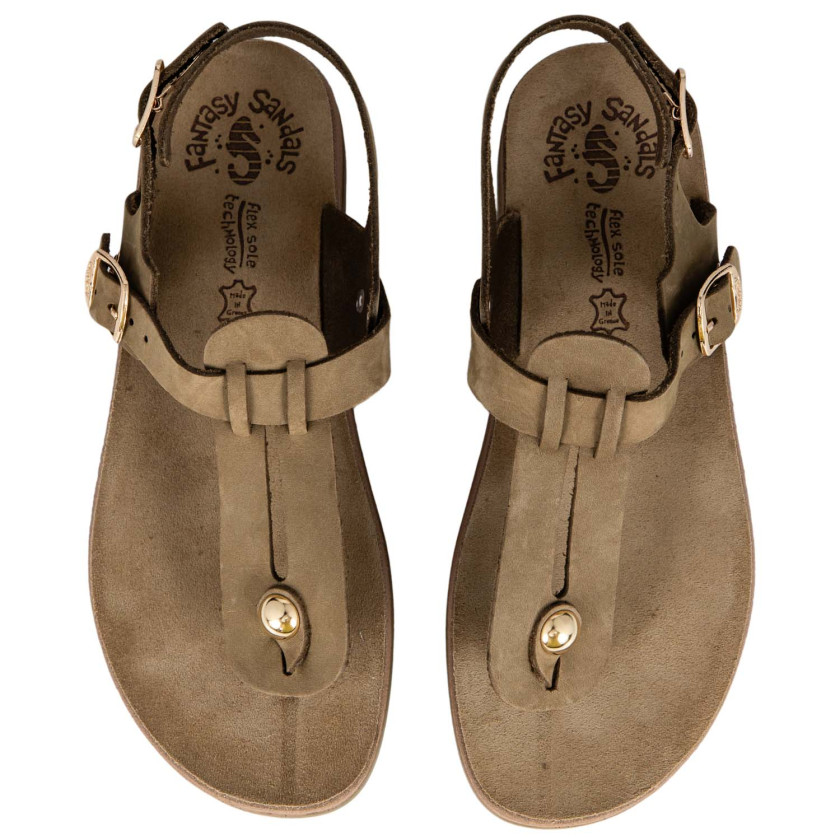 Φωτογραφία σόλας FANTASY S9005-MARLENA ΧΑΚΙ ΔΕΡΜΑ-NUBUK