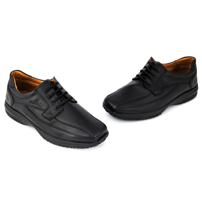 Φωτογραφία ζευγάρι BOXER  12147-15-011 Μαύρο δέρμα