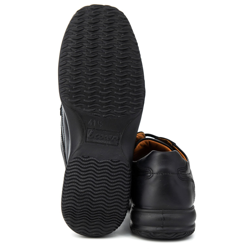 Φωτογραφία σόλας BOXER  12147-15-011 Μαύρο δέρμα