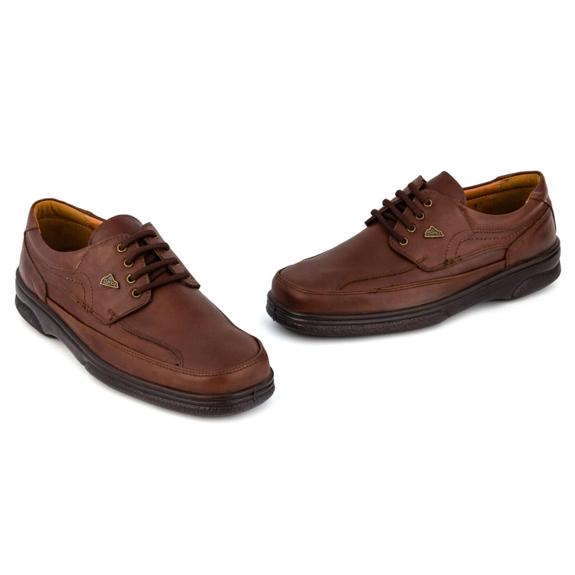 Φωτογραφία ζευγάρι BOXER  11548-14-114 Καφέ δέρμα