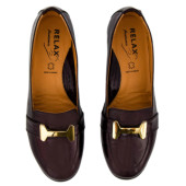 Μικρή φωτογραφία σόλας RELAX 1298-03 ΜΠΟΡΝΤΩ ΔΕΡΜΑ-ΛΟΥΣΤΡΙΝΙ