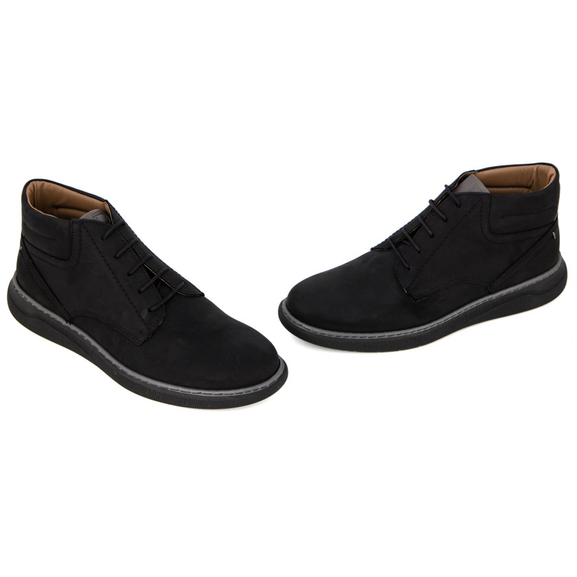 Φωτογραφία ζευγάρι DAMIANI 6050 ΜΑΥΡΟ ΔΕΡΜΑ-NUBUK