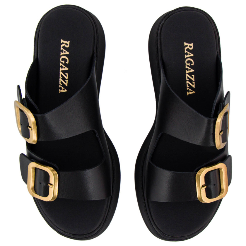 Φωτογραφία σόλας RAGAZZA 01236 ΜΑΥΡΟ ΔΕΡΜΑ