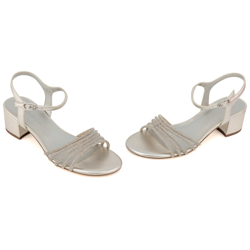 Φωτογραφία ζευγάρι TAMARIS 28248-44 ΠΛΑΤΙΝΑ-ΧΡΥΣΟ ECO-ΔΕΡΜΑ