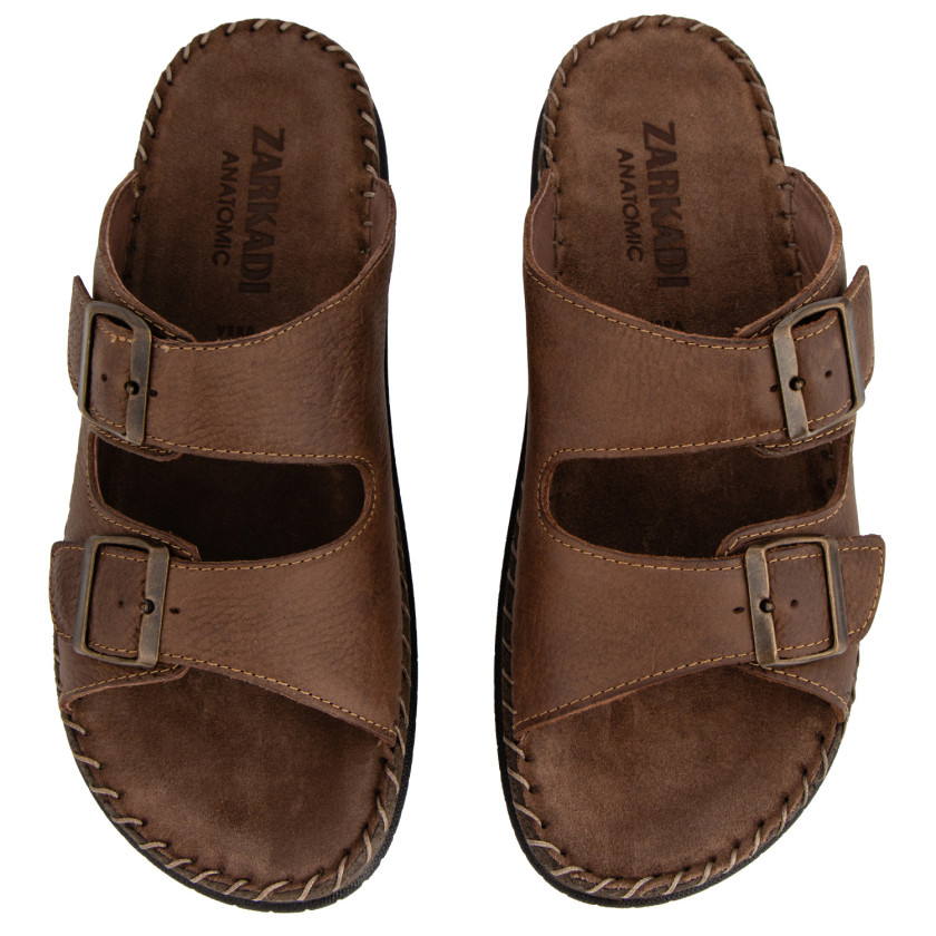 Φωτογραφία σόλας ZARKADI 13190 ΚΑΦΕ ΔΕΡΜΑ-NUBUK