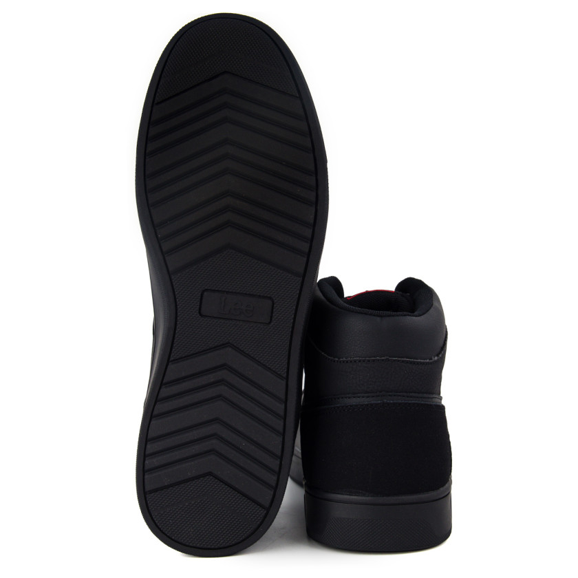 Φωτογραφία σόλας LEE DEAN-MEN MID ΜΑΥΡΟ ECO-ΔΕΡΜΑ