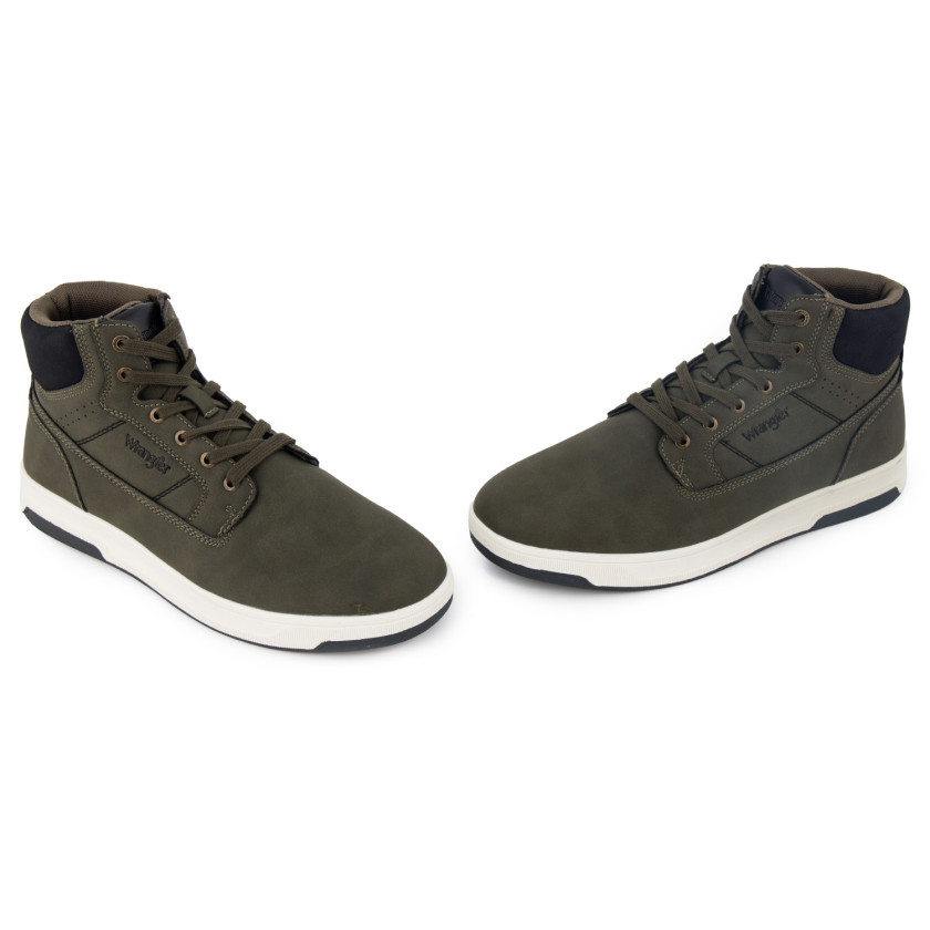 Φωτογραφία ζευγάρι WRANGLER DENVER-MEN MID ΛΑΔΙ ΔΕΡΜΑ-NUBUK