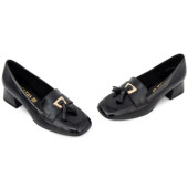 Μικρή φωτογραφία ζευγάρι RAGAZZA 057 ΜΑΥΡΟ ΔΕΡΜΑ-ΛΟΥΣΤΡΙΝΙ