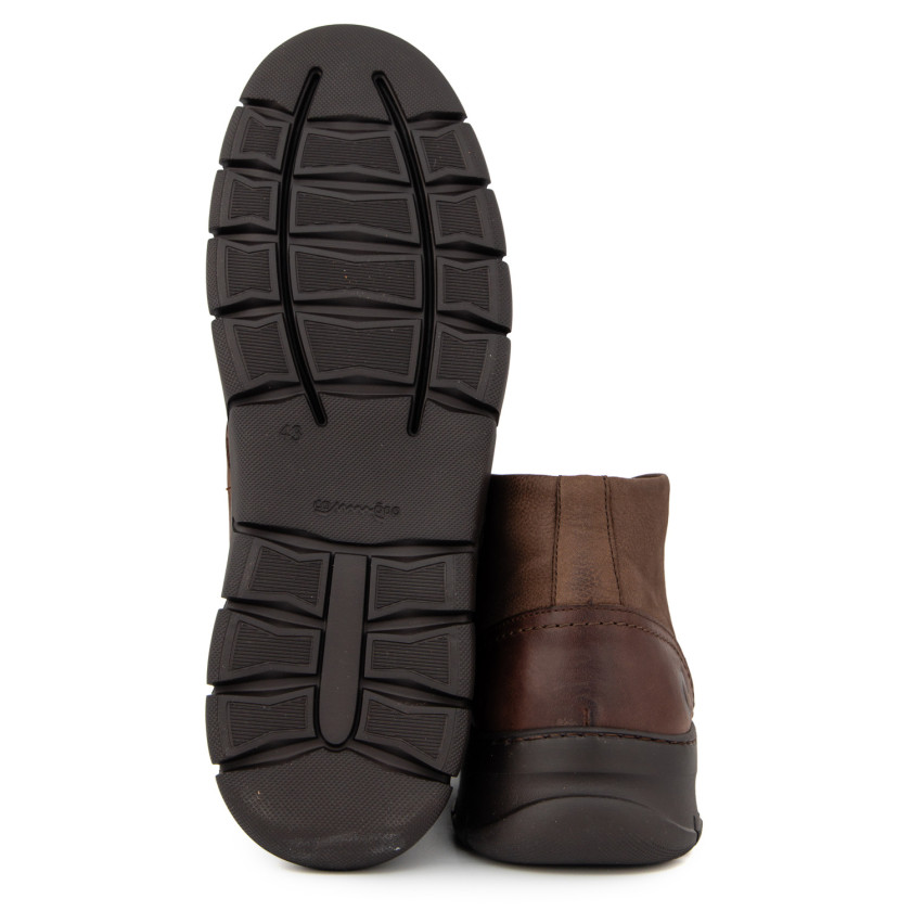 Φωτογραφία σόλας COMMANCHERO 72446-222 ΚΑΦΕ ΔΕΡΜΑ-NUBUK