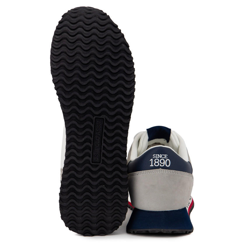 Φωτογραφία σόλας U.S.POLO CLEEF011A ΛΕΥΚΟ ΥΦΑΣΜΑ