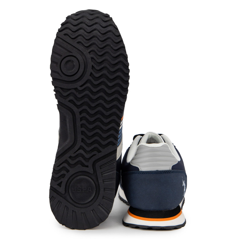 Φωτογραφία σόλας U.S.POLO XIRIO001D ΜΠΛΕ ΔΕΡΜΑ-ECO