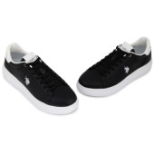 Μικρή φωτογραφία ζευγάρι U.S.POLO CODY010B ΜΑΥΡΟ ΔΕΡΜΑ-ECO