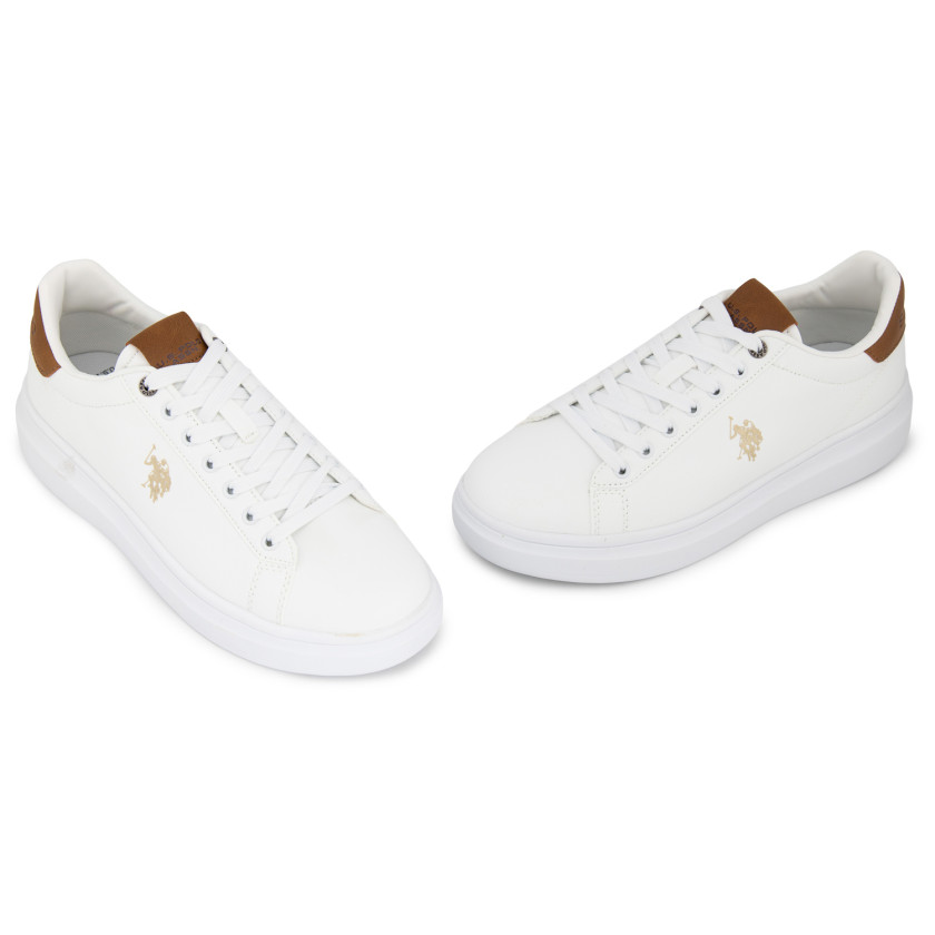 Φωτογραφία ζευγάρι U.S.POLO CODY010B ΛΕΥΚΟ ΔΕΡΜΑ-ECO