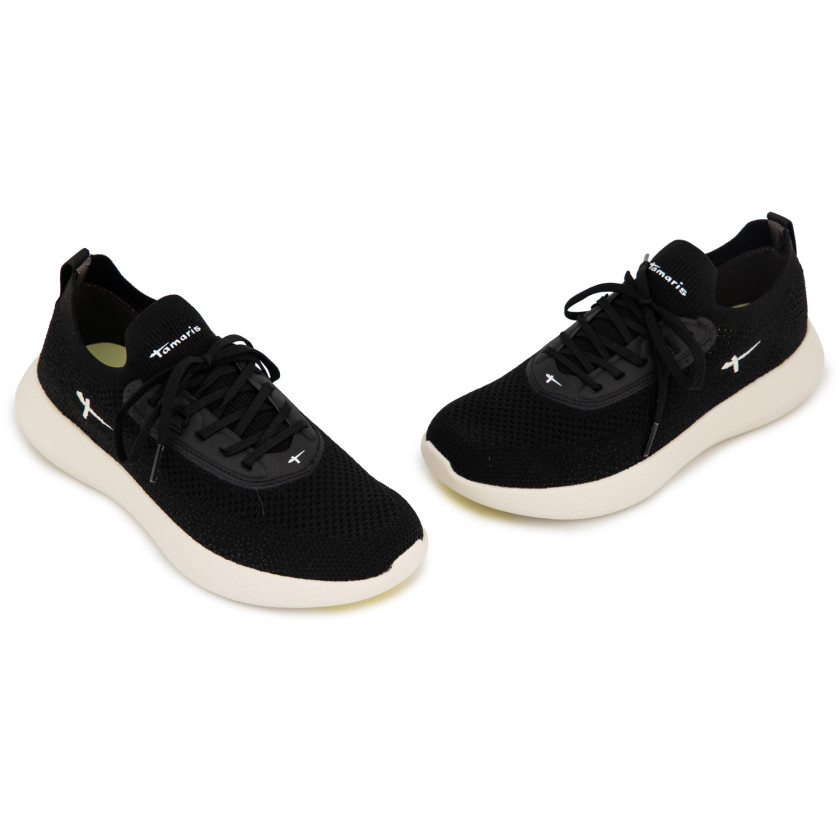 Φωτογραφία ζευγάρι TAMARIS 23715-46-001 ΜΑΥΡΟ ΥΦΑΣΜΑ