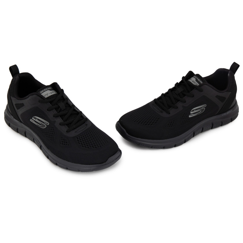 Φωτογραφία ζευγάρι SKECHERS 232698 ΜΑΥΡΟ ΥΦΑΣΜΑ