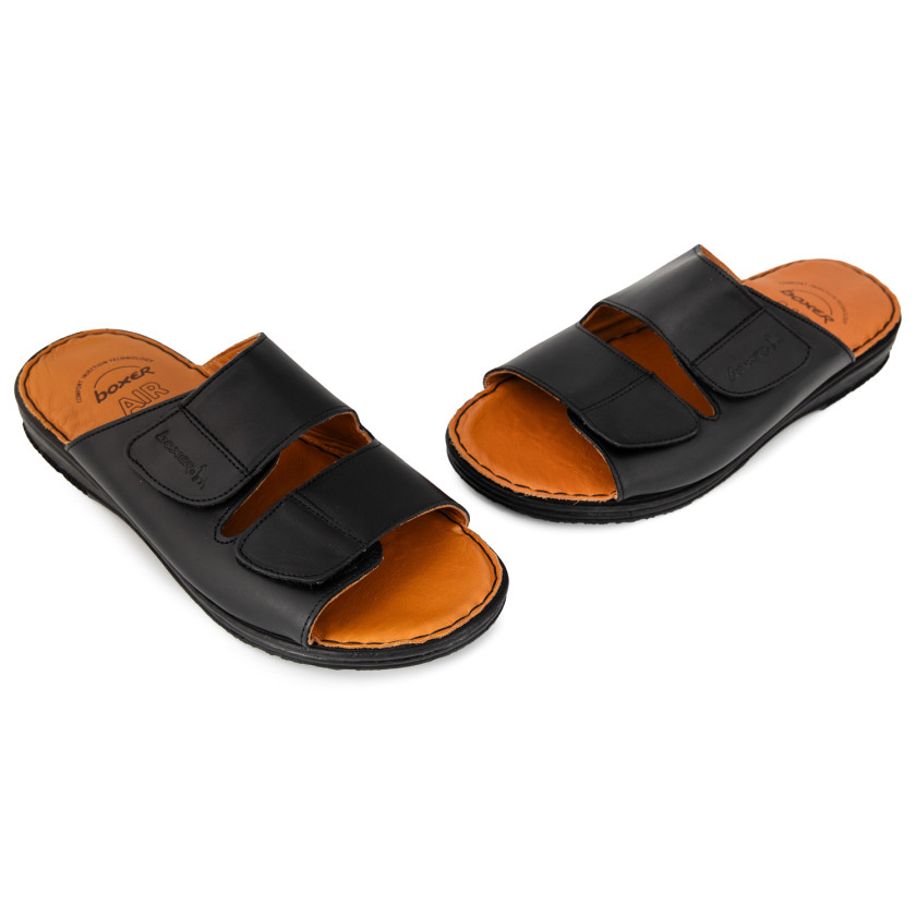 Φωτογραφία ζευγάρι BOXER 17240-15-011 ΜΑΥΡΟ ΔΕΡΜΑ