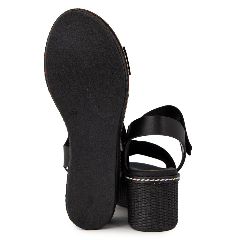 Φωτογραφία σόλας RAGAZZA 0376 ΜΑΥΡΟ ΔΕΡΜΑ-ΚΡΟΥΤΑ