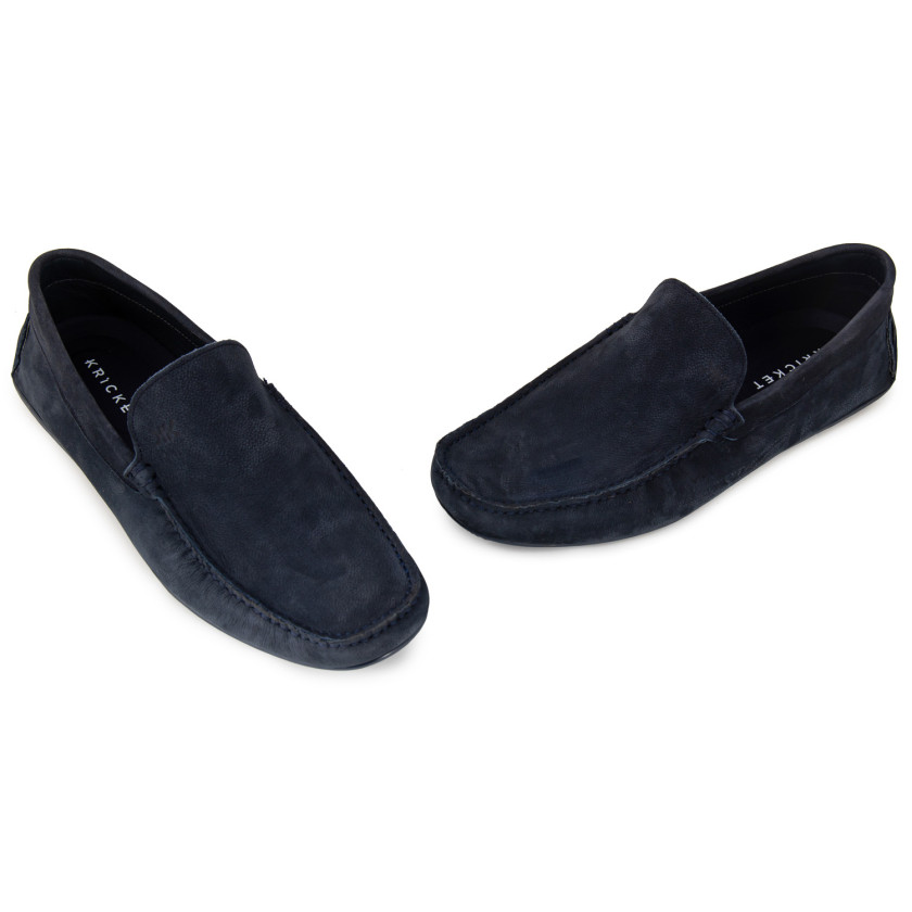 Φωτογραφία ζευγάρι KRICKET 5012-3 ΜΠΛΕ ΔΕΡΜΑ-NUBUK