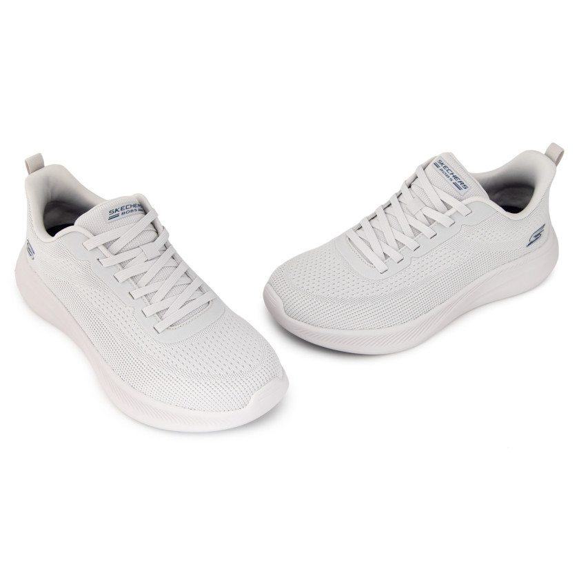 Φωτογραφία ζευγάρι SKECHERS 118155 ΛΕΥΚΟ ΥΦΑΣΜΑ