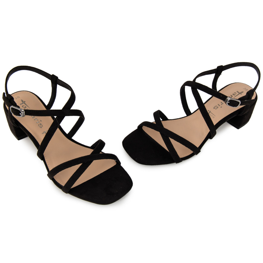 Φωτογραφία ζευγάρι TAMARIS 28204-42-001 ΜΑΥΡΟ ΔΕΡΜΑ- ECO