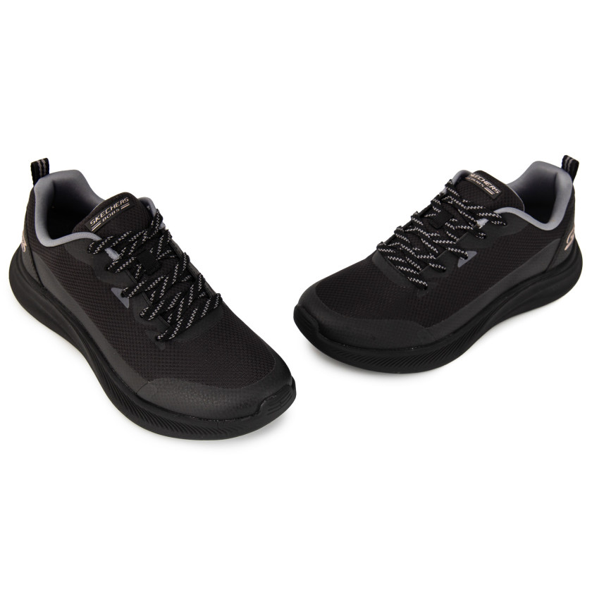 Φωτογραφία ζευγάρι SKECHERS 117730 ΜΑΥΡΟ ΥΦΑΣΜΑ