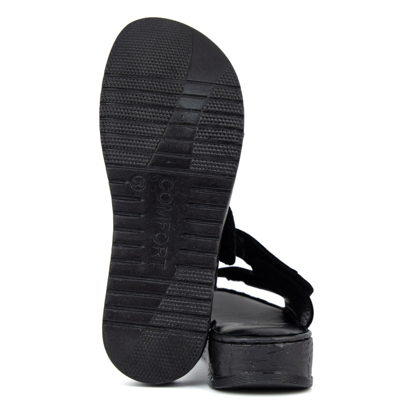 Φωτογραφία σόλας DAFNI 34 ΜΑΥΡΟ ΔΕΡΜΑ