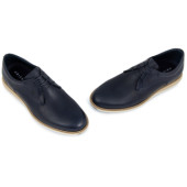 Μικρή φωτογραφία ζευγάρι KRICKET 1066-4 ΜΠΛΕ ΔΕΡΜΑ-NUBUK