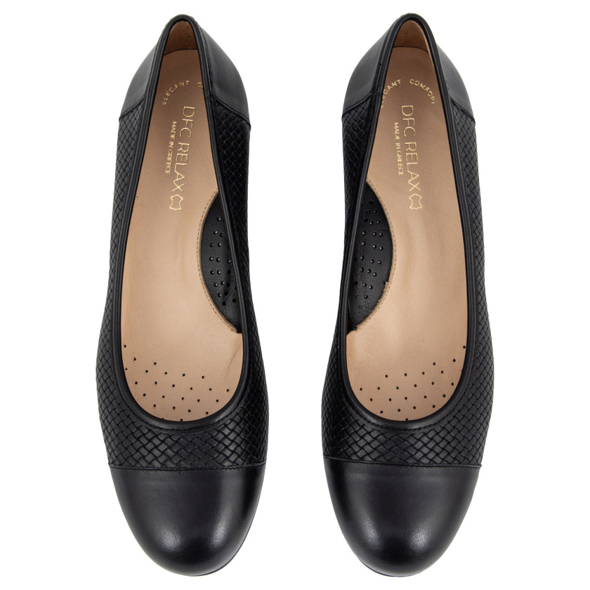 Φωτογραφία σόλας RELAX 40045-1S01 ΜΑΥΡΟ ΔΕΡΜΑ