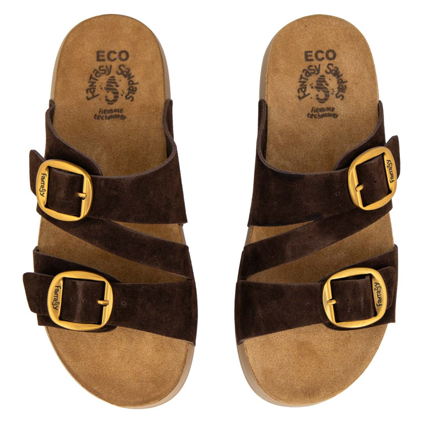 Φωτογραφία σόλας FANTASY 006-ECO ΚΑΦΕ ΔΕΡΜΑ-ΚΡΟΥΤΑ