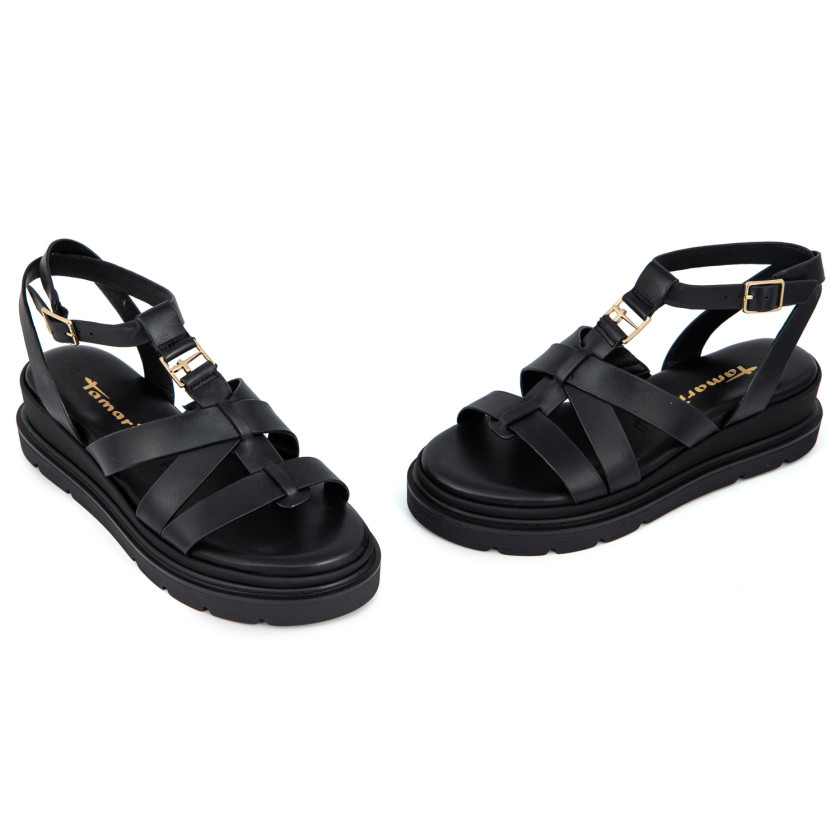 Φωτογραφία ζευγάρι TAMARIS 28709-46-001 ΜΑΥΡΟ ΔΕΡΜΑ