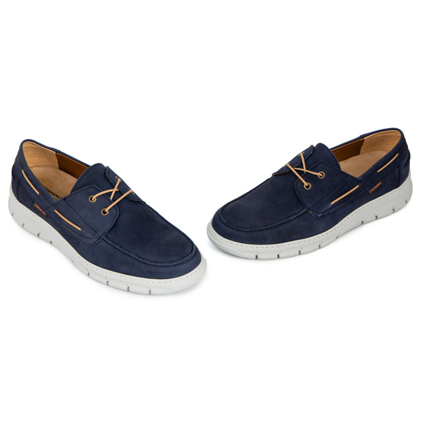 Φωτογραφία ζευγάρι COMMANCHERO 72464-227 ΜΠΛΕ ΔΕΡΜΑ-NUBUK