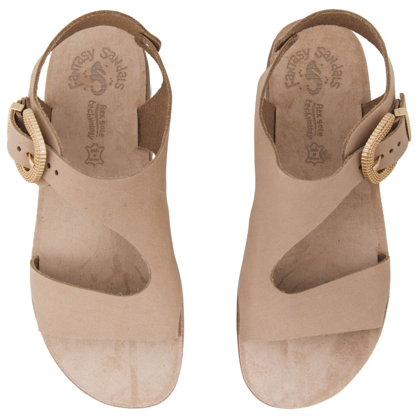 Φωτογραφία σόλας FANTASY S9055-GEORGIANNA ΜΠΕΖ ΔΕΡΜΑ-NUBUK