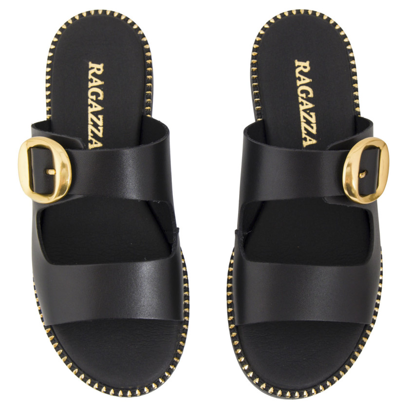 Φωτογραφία σόλας RAGAZZA 01033 ΜΑΥΡΟ ΔΕΡΜΑ