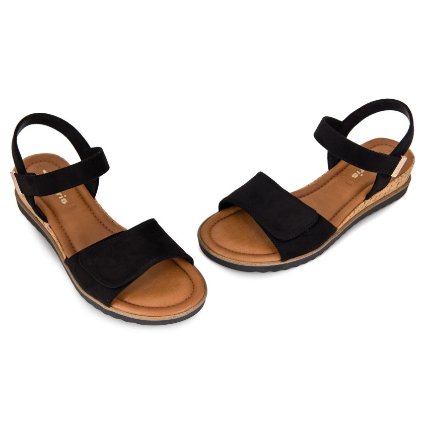 Φωτογραφία ζευγάρι TAMARIS 28118-44-001 ΜΑΥΡΟ ΔΕΡΜΑ-ECO