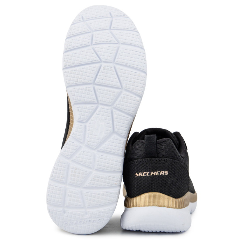 Φωτογραφία σόλας SKECHERS 12606-BKRG ΜΑΥΡΟ ΥΦΑΣΜΑ