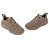 SKECHERS 117485 ΜΠΕΖ ΔΕΡΜΑ-ECO