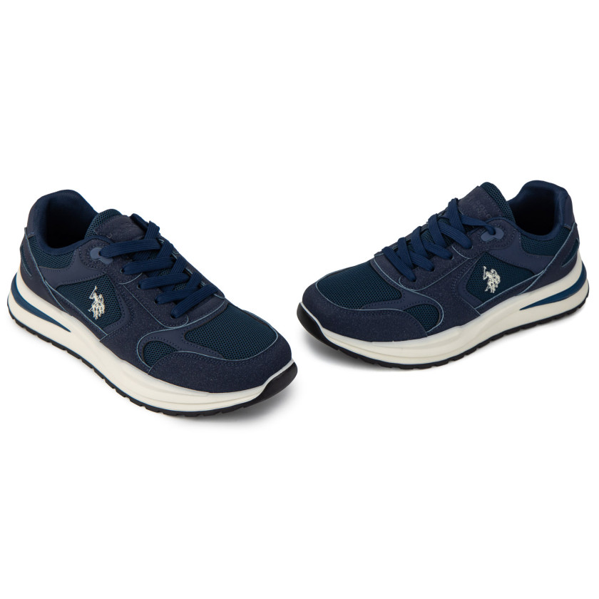 Φωτογραφία ζευγάρι U.S.POLO TERRY001 ΜΠΛΕ ΥΦΑΣΜΑ