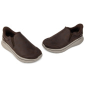 Μικρή φωτογραφία ζευγάρι SKECHERS 217089 ΚΑΦΕ ΔΕΡΜΑ-NUBUK