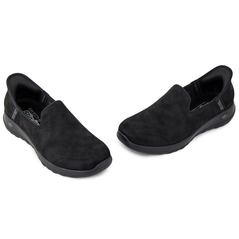 Φωτογραφία ζευγάρι SKECHERS 124665 ΜΑΥΡΟ ΔΕΡΜΑ-NUBUK