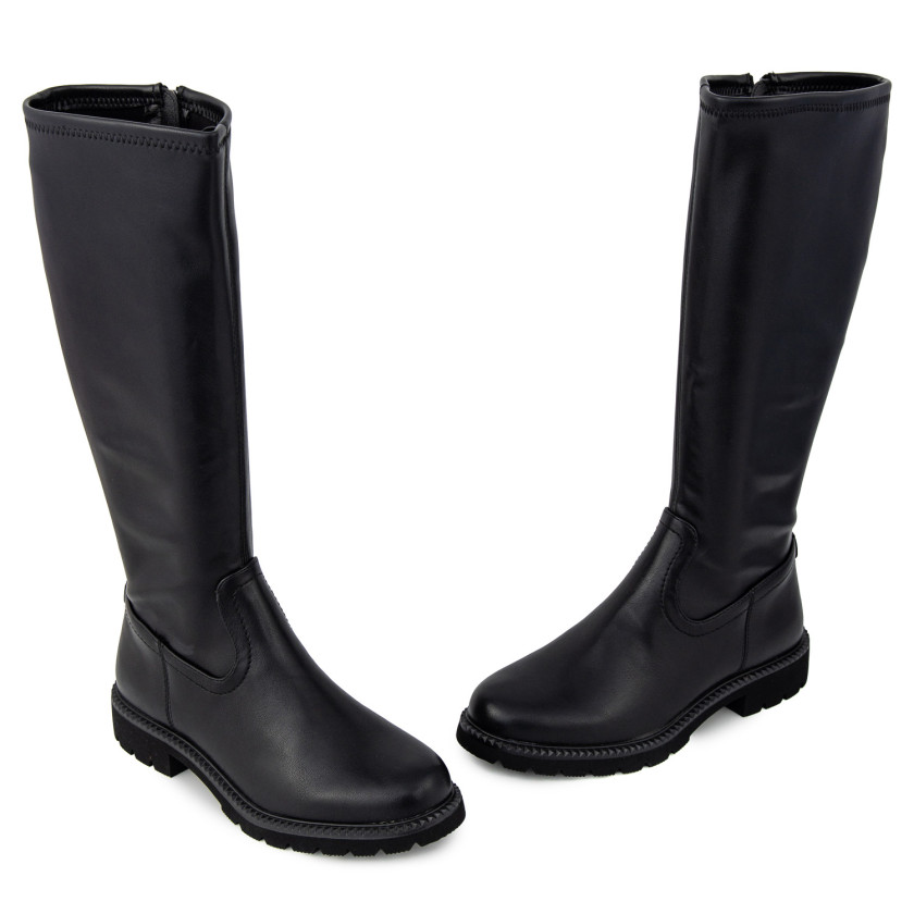 Φωτογραφία ζευγάρι TAMARIS 25613-45-001 ΜΑΥΡΟ ΔΕΡΜΑ-ΕΛΑΣΤΙΚΟ