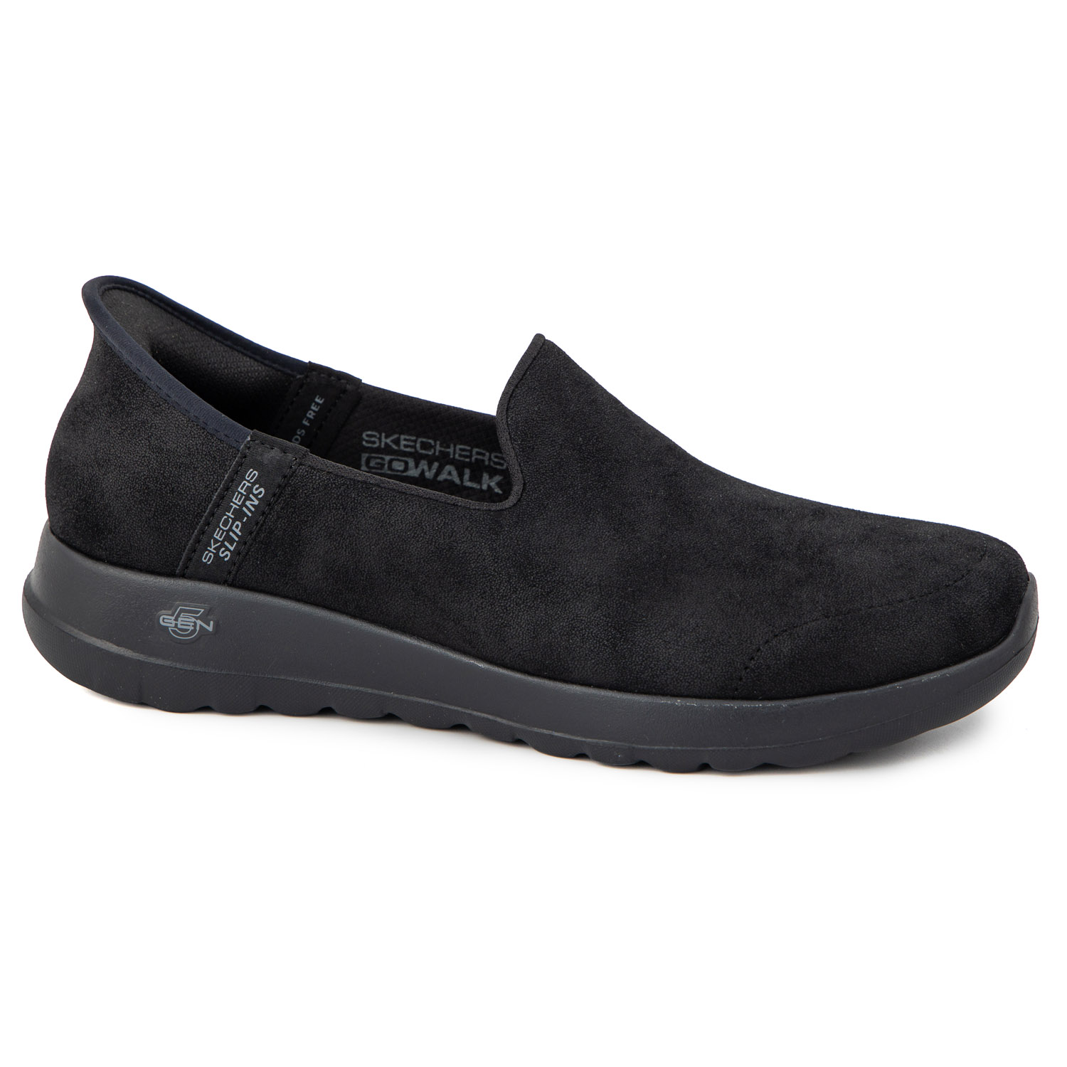  SKECHERS 124665 ΜΑΥΡΟ ΔΕΡΜΑ-NUBUK