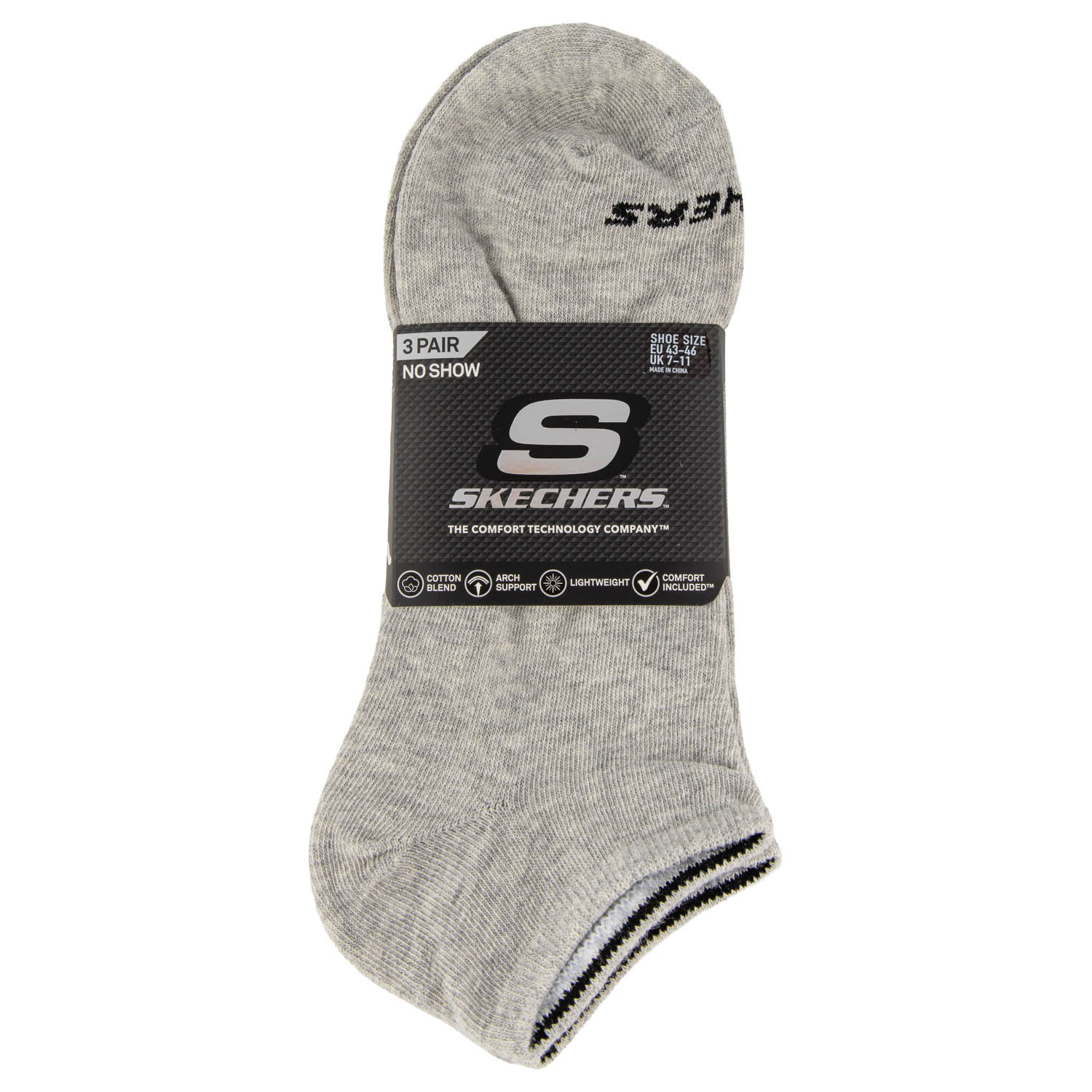  SKECHERS S114041-020 ΓΚΡΙ ΥΦΑΣΜΑ