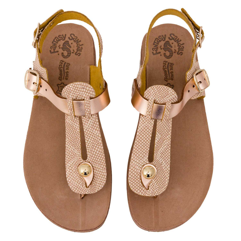 Φωτογραφία σόλας FANTASY S9005-MARLENA ΡΟΖ-ΧΡΥΣΟ ΔΕΡΜΑ